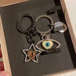 2 Juicy Couture key chains